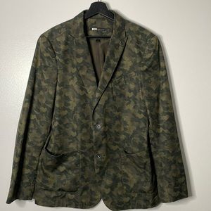John Varvatos Camo Blazer